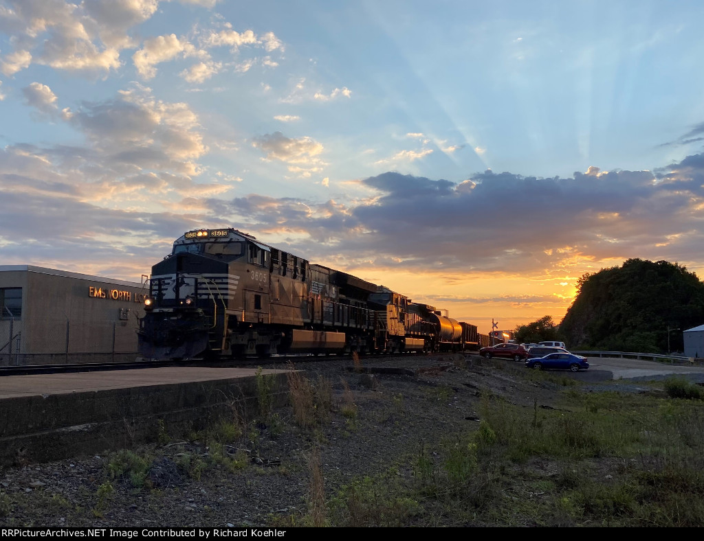 Sunset on The Fort Wayne Line in Emsworth